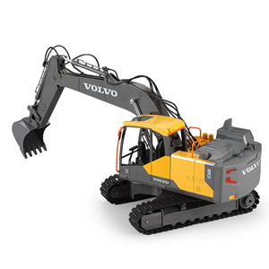 ماشین کنترلی بیل مکانیکی شارژی سه کاره مقیاس 1:16 دبل ای مدل Excavator Volv Double EE 568-003_اسباب بازی